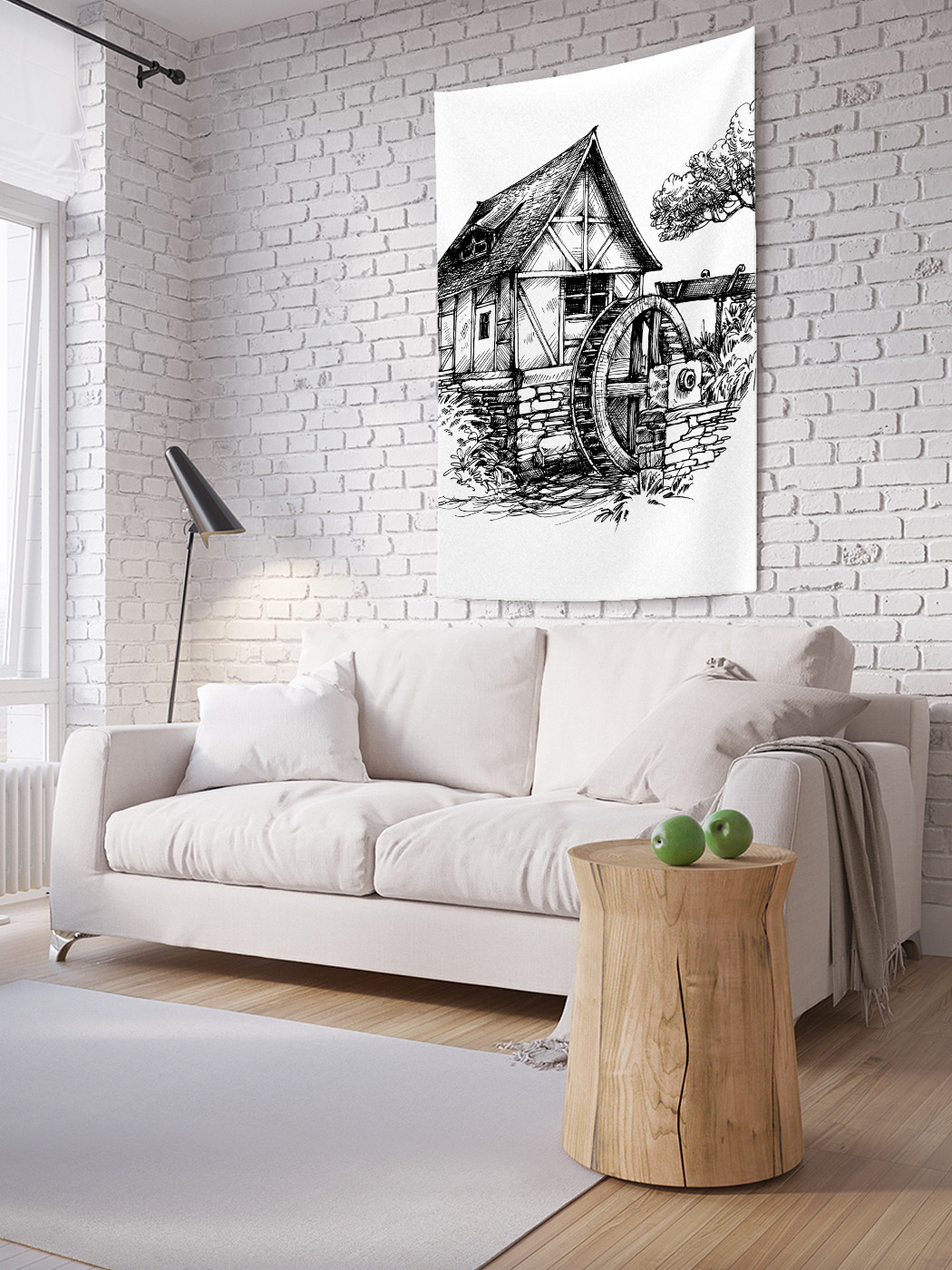 Вертикальное фотопанно на стену JoyArty Водяная мельница 150x200 см, Водяная мельница
Вертикальное фотопанно на стену JoyArty Водяная мельница 150x200 см, Водяная мельница