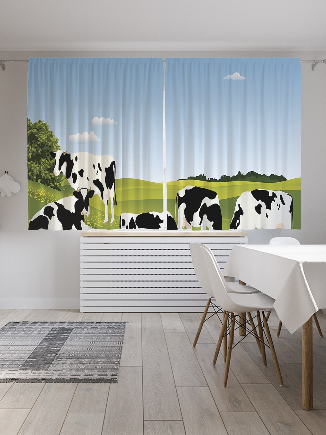 Классические шторы JoyArty "Коровы на выпасе", серия Oxford DeLux, 2 полотна 145x180 см, Коровы на выпасе
Классические шторы JoyArty "Коровы на выпасе", серия Oxford DeLux, 2 полотна 145x180 см, Коровы на выпасе