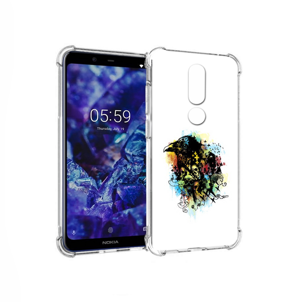 Чехол MyPads Tocco для Nokia 5.1 Plus ворон и черепа (PT119548.120.273), Прозрачный, Tocco
Чехол MyPads Tocco для Nokia 5.1 Plus ворон и черепа (PT119548.120.273), Прозрачный, Tocco