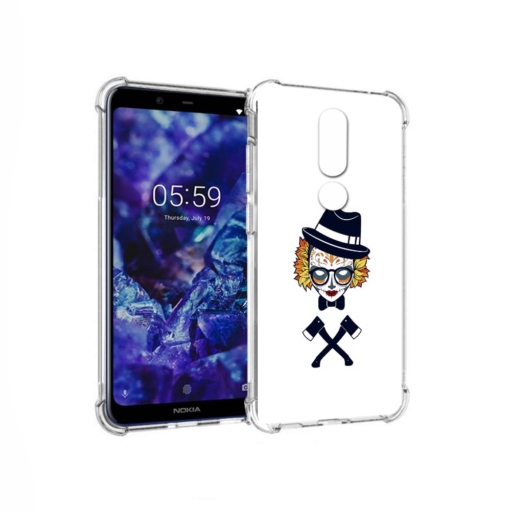 Чехол MyPads Tocco для Nokia 5.1 Plus девушка в маске с топорами рисунок, Прозрачный, Tocco
Чехол MyPads Tocco для Nokia 5.1 Plus девушка в маске с топорами рисунок, Прозрачный, Tocco