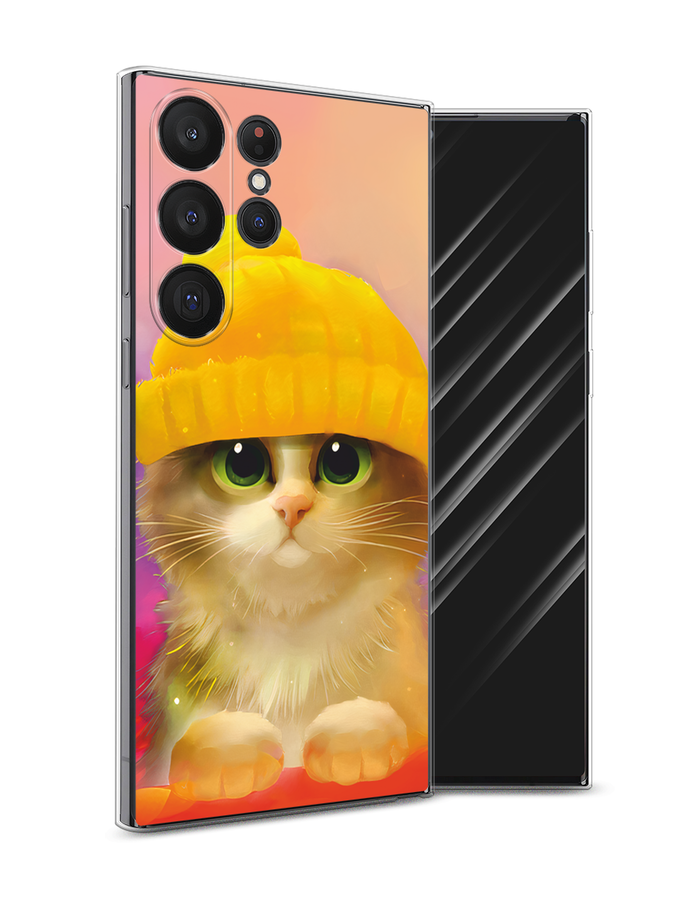 Чехол Awog на Samsung Galaxy S23 Ultra 5G "Котенок в желтой шапке", Желтый, 2107550-2
Чехол Awog на Samsung Galaxy S23 Ultra 5G "Котенок в желтой шапке", Желтый, 2107550-2