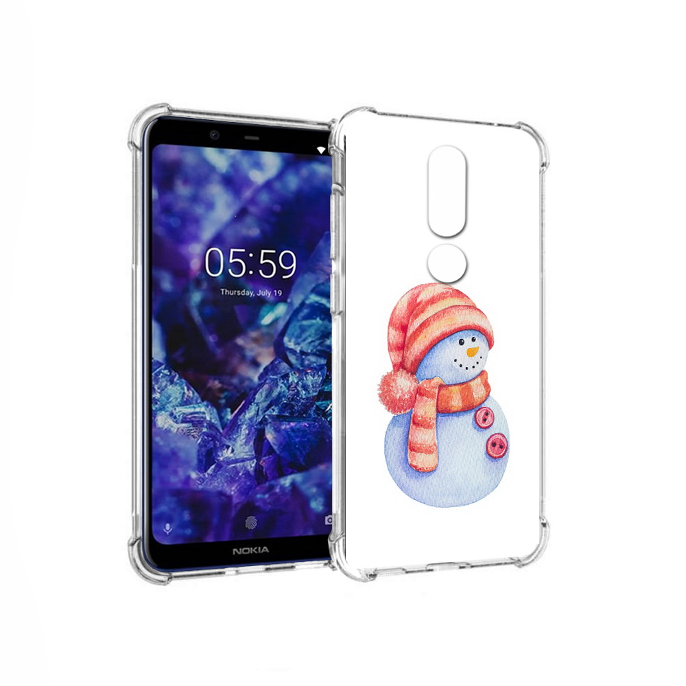 Чехол MyPads Tocco для Nokia 5.1 Plus Веселый снеговик (PT119548.120.44), Прозрачный, Tocco
Чехол MyPads Tocco для Nokia 5.1 Plus Веселый снеговик (PT119548.120.44), Прозрачный, Tocco