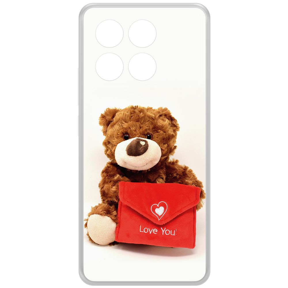 Чехол-накладка Krutoff Clear Case Медвежонок тебя любит для Xiaomi Poco X6 Pro, Прозрачный
Чехол-накладка Krutoff Clear Case Медвежонок тебя любит для Xiaomi Poco X6 Pro, Прозрачный