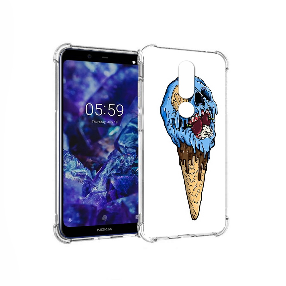 Чехол MyPads Tocco для Nokia 5.1 Plus мороженное череп (PT119548.120.484), Прозрачный, Tocco
Чехол MyPads Tocco для Nokia 5.1 Plus мороженное череп (PT119548.120.484), Прозрачный, Tocco