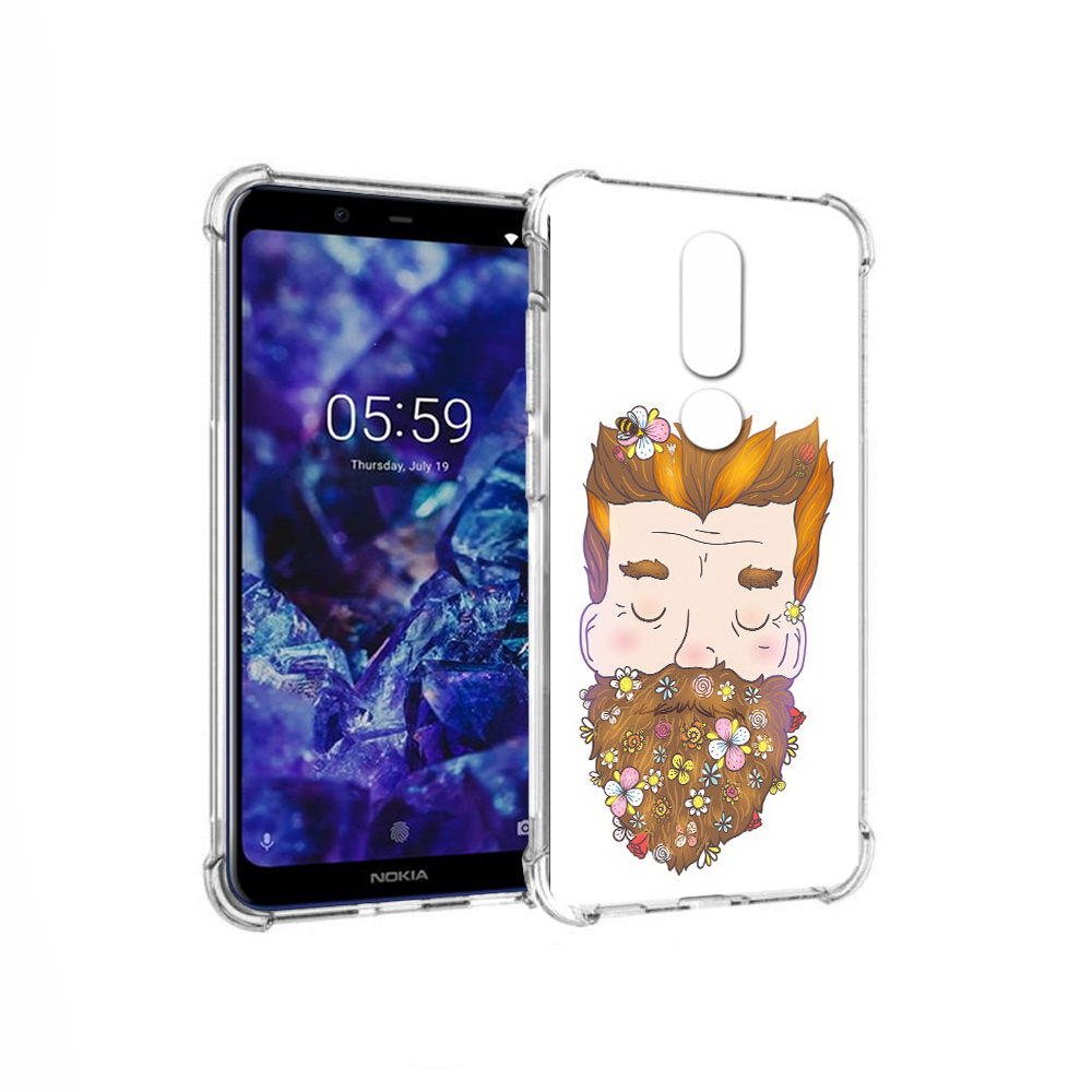 Чехол MyPads Tocco для Nokia 5.1 Plus мужчина с цветами в бороде (PT119548.120.489), Прозрачный, Tocco
Чехол MyPads Tocco для Nokia 5.1 Plus мужчина с цветами в бороде (PT119548.120.489), Прозрачный, Tocco