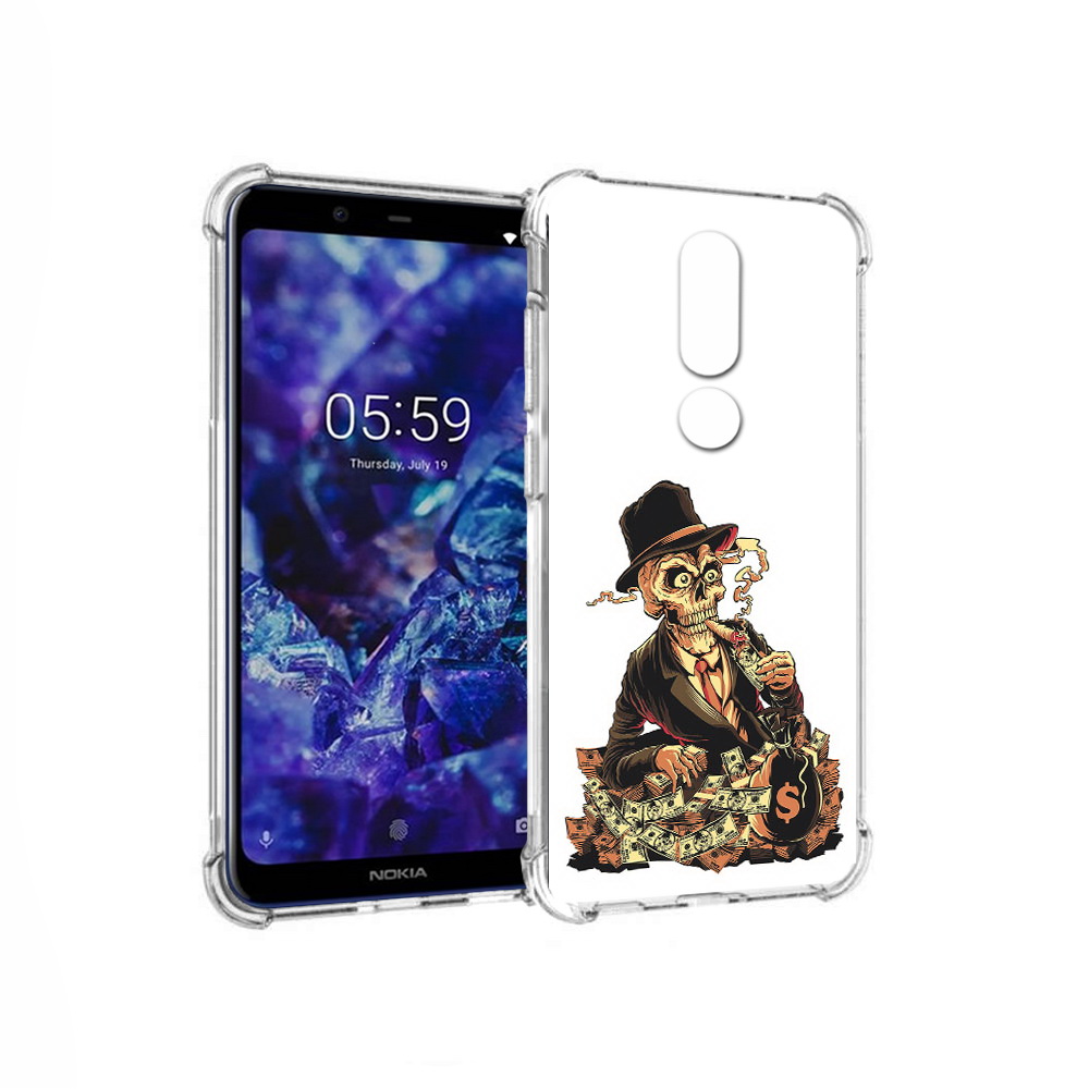 Чехол MyPads Tocco для Nokia 5.1 Plus нарисованный череп с сигаретой (PT119548.120.515), Прозрачный, Tocco
Чехол MyPads Tocco для Nokia 5.1 Plus нарисованный череп с сигаретой (PT119548.120.515), Прозрачный, Tocco