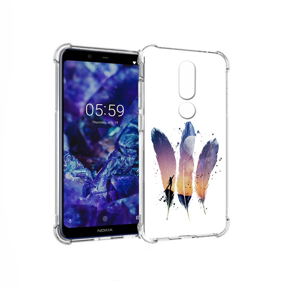 Чехол MyPads Tocco для Nokia 5.1 Plus небесные перья (PT119548.120.519), Прозрачный, Tocco
Чехол MyPads Tocco для Nokia 5.1 Plus небесные перья (PT119548.120.519), Прозрачный, Tocco