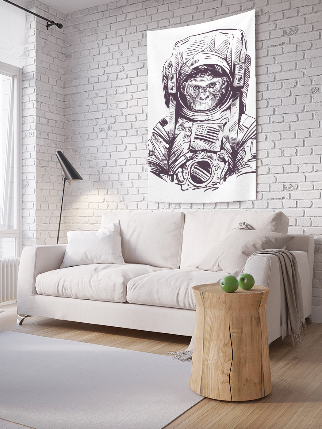 Вертикальное фотопанно на стену JoyArty Обезьяна космонавт 150x200 см, Обезьяна космонавт
Вертикальное фотопанно на стену JoyArty Обезьяна космонавт 150x200 см, Обезьяна космонавт