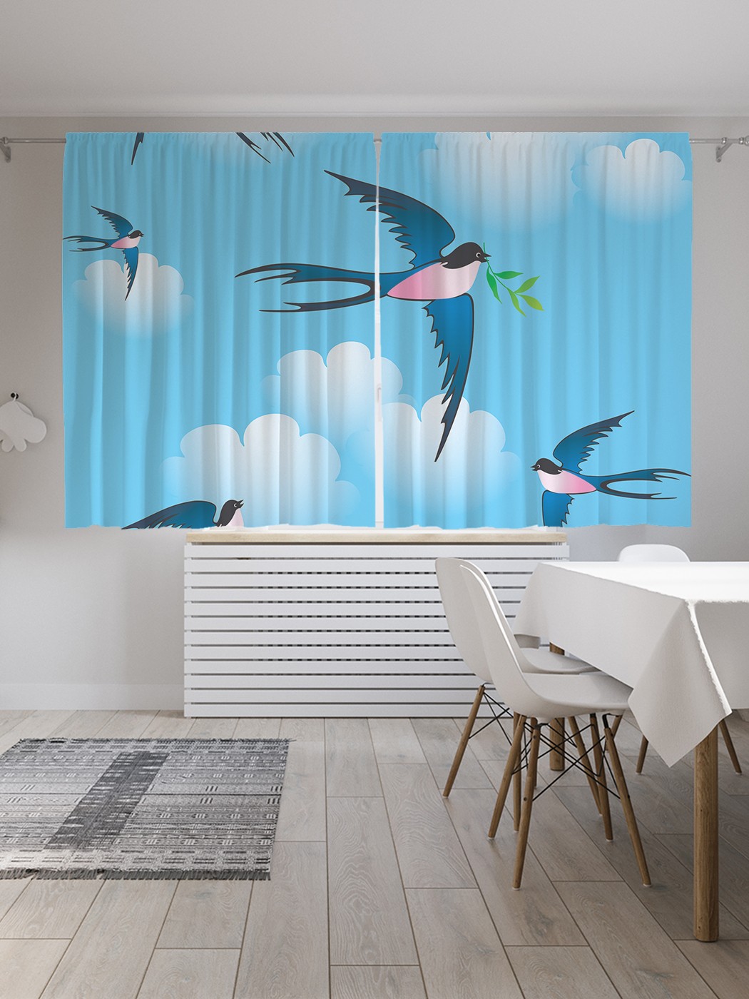 Классические шторы JoyArty "Стрижи в небе", серия Oxford DeLux, 2 полотна 145x180 см, Стрижи в небе
Классические шторы JoyArty "Стрижи в небе", серия Oxford DeLux, 2 полотна 145x180 см, Стрижи в небе