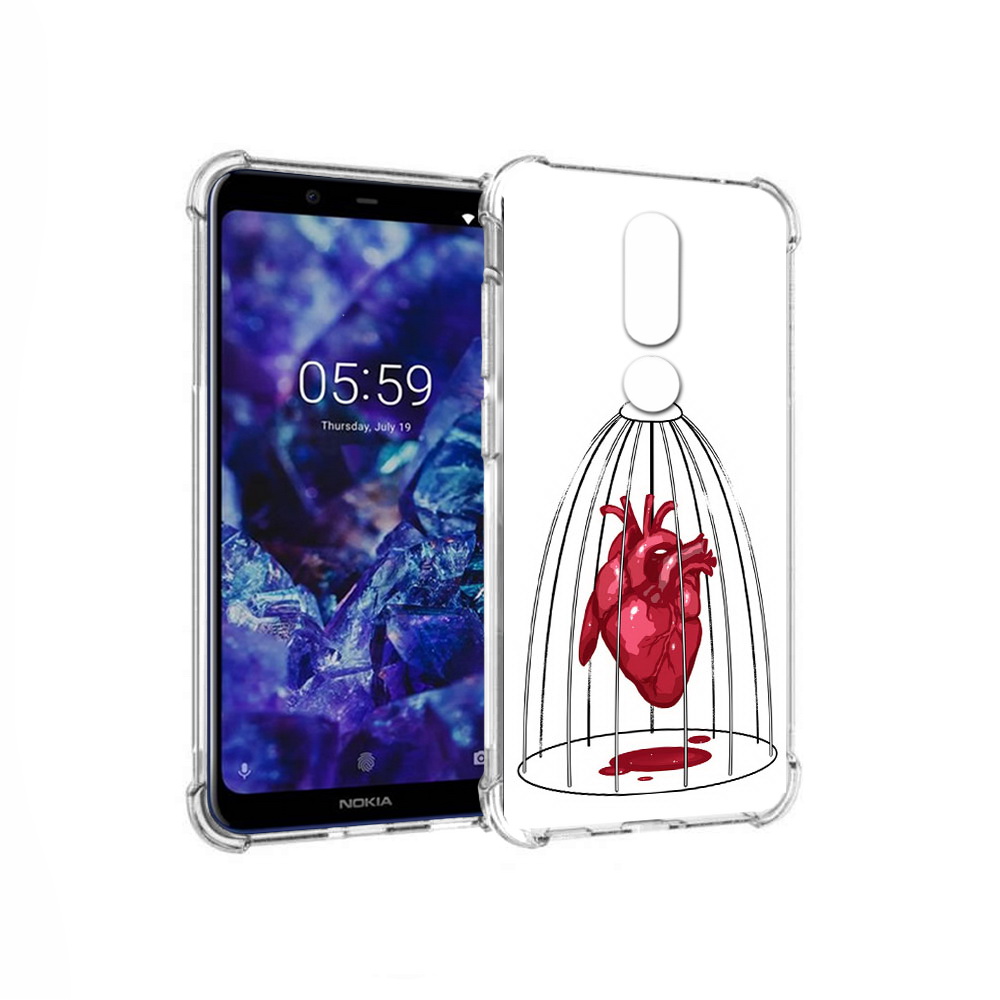 Чехол MyPads Tocco для Nokia 5.1 Plus сердце в клетке (PT119548.120.597), Прозрачный, Tocco
Чехол MyPads Tocco для Nokia 5.1 Plus сердце в клетке (PT119548.120.597), Прозрачный, Tocco