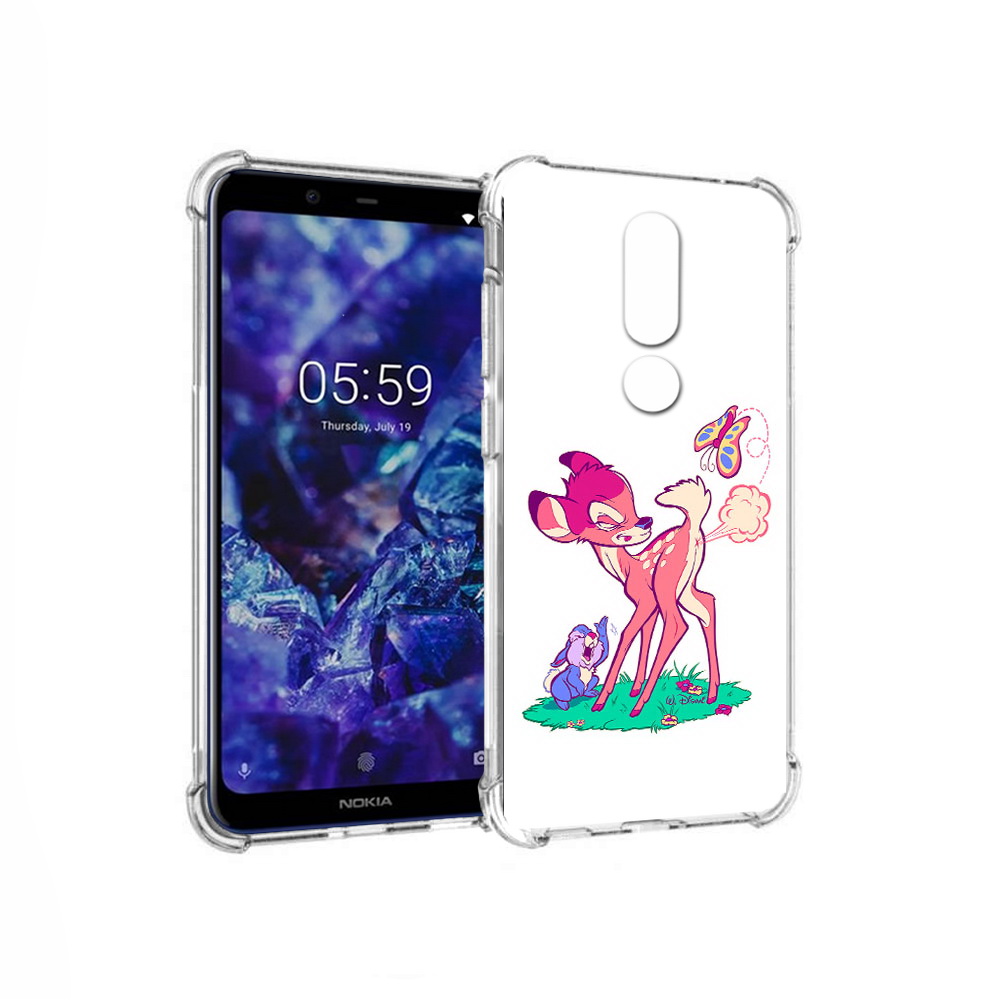 Чехол MyPads Tocco для Nokia 5.1 Plus смешной олененок (PT119548.120.610), Прозрачный, Tocco
Чехол MyPads Tocco для Nokia 5.1 Plus смешной олененок (PT119548.120.610), Прозрачный, Tocco