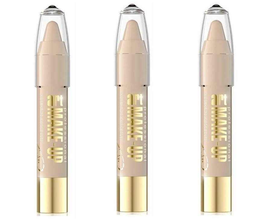 Корректирующий карандаш Eveline Cosmetic Art Professional Make-up Тон 3 Porcelain, 3 шт
Корректирующий карандаш Eveline Cosmetic Art Professional Make-up Тон 3 Porcelain, 3 шт