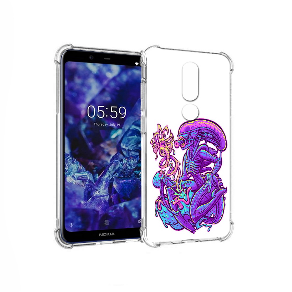 Чехол MyPads Tocco для Nokia 5.1 Plus чужой фиолетовый цвет (PT119548.120.693), Прозрачный, Tocco
Чехол MyPads Tocco для Nokia 5.1 Plus чужой фиолетовый цвет (PT119548.120.693), Прозрачный, Tocco
