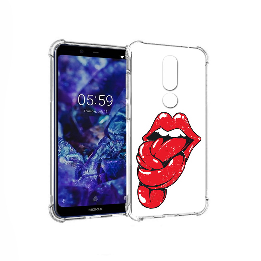 Чехол MyPads Tocco для Nokia 5.1 Plus яркие губы с языком (PT119548.120.705), Прозрачный, Tocco
Чехол MyPads Tocco для Nokia 5.1 Plus яркие губы с языком (PT119548.120.705), Прозрачный, Tocco