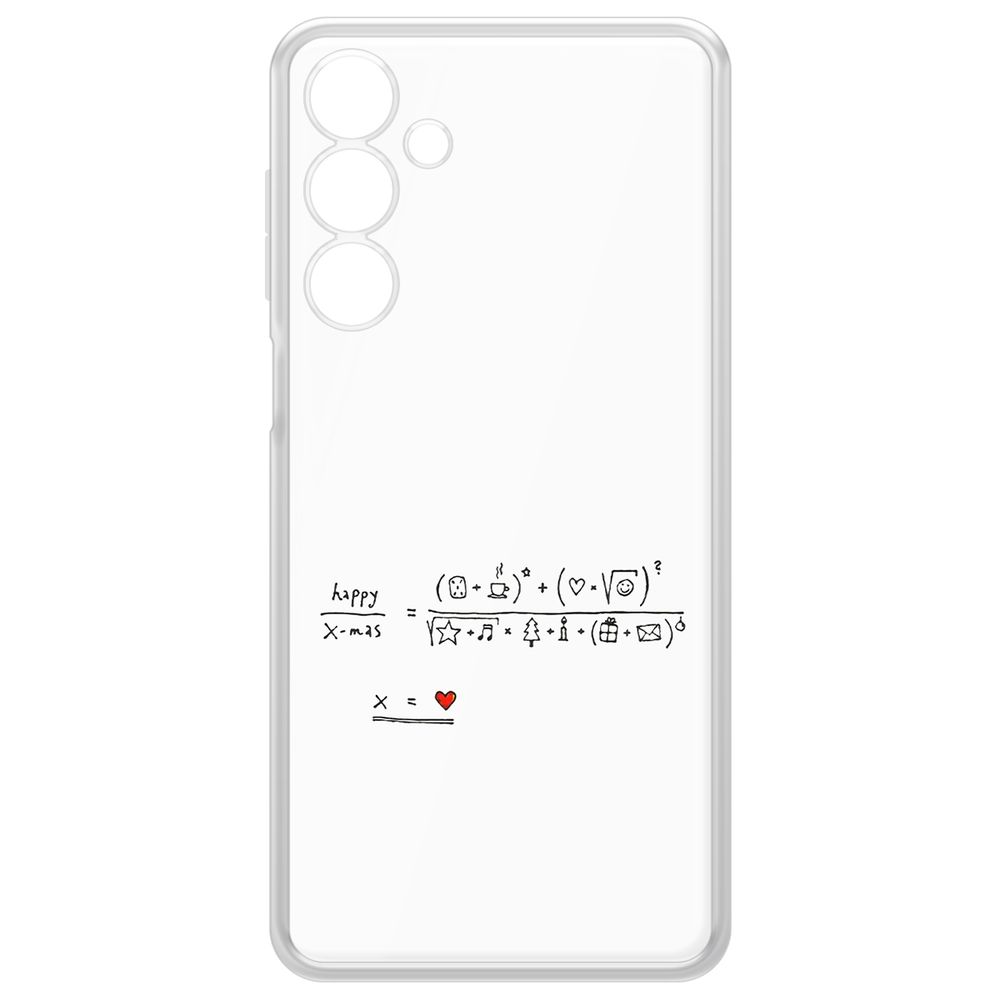Чехол-накладка Krutoff Clear Case Праздничная формула для Samsung Galaxy A16, Прозрачный
Чехол-накладка Krutoff Clear Case Праздничная формула для Samsung Galaxy A16, Прозрачный