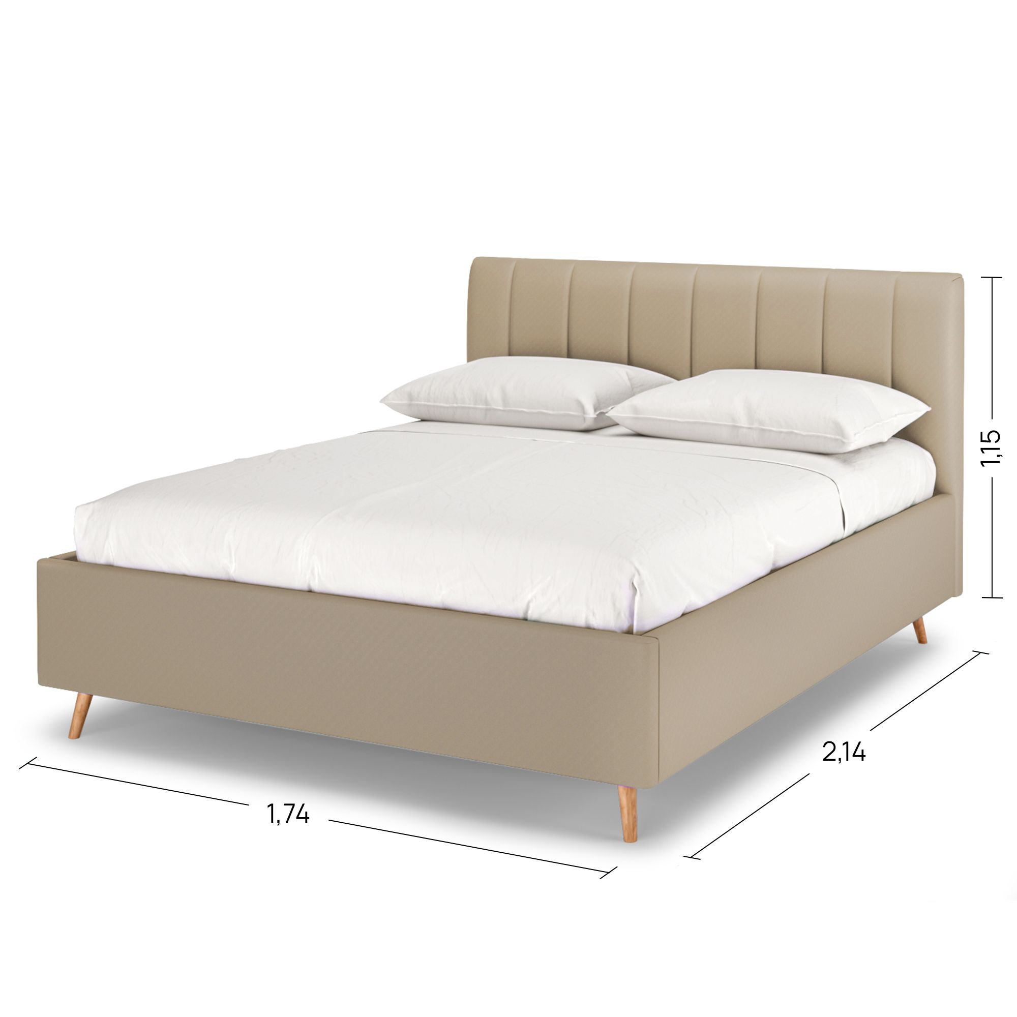 Двуспальная кровать ARMOS 160х200 без ПМ, RooneyРогожка Bjork Latte Латте, Разноцветный, Rooney
Двуспальная кровать ARMOS 160х200 без ПМ, RooneyРогожка Bjork Latte Латте, Разноцветный, Rooney