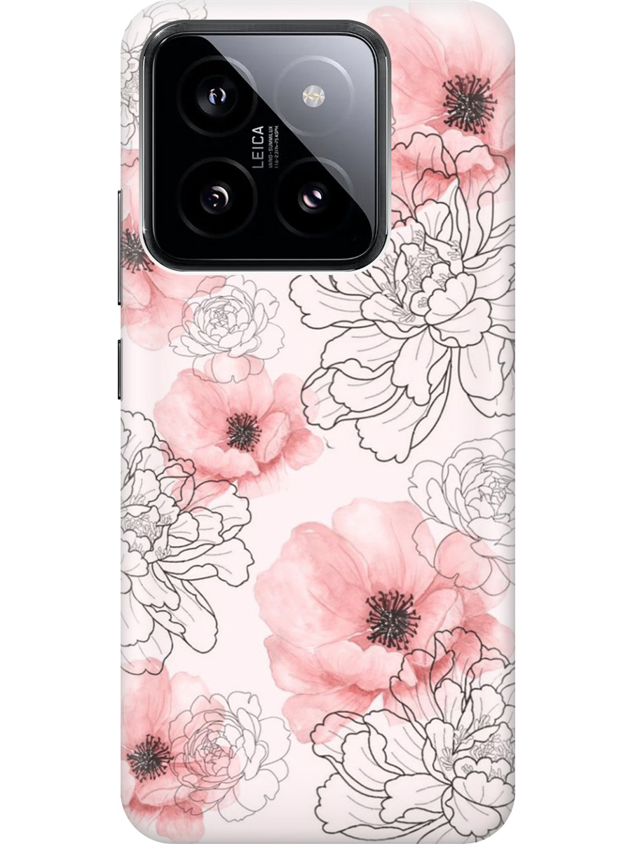 Силиконовый чехол на Xiaomi 14 с рисунком "Нежно-розовые цветы", Розовый, 20012083
Силиконовый чехол на Xiaomi 14 с рисунком "Нежно-розовые цветы", Розовый, 20012083