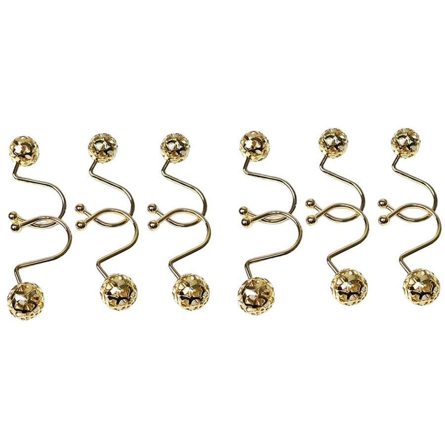 Набор из 12 крючков для шторки Carnation Home Fashions Ball Hole Type Hook Brass, Золотистый
Набор из 12 крючков для шторки Carnation Home Fashions Ball Hole Type Hook Brass, Золотистый
