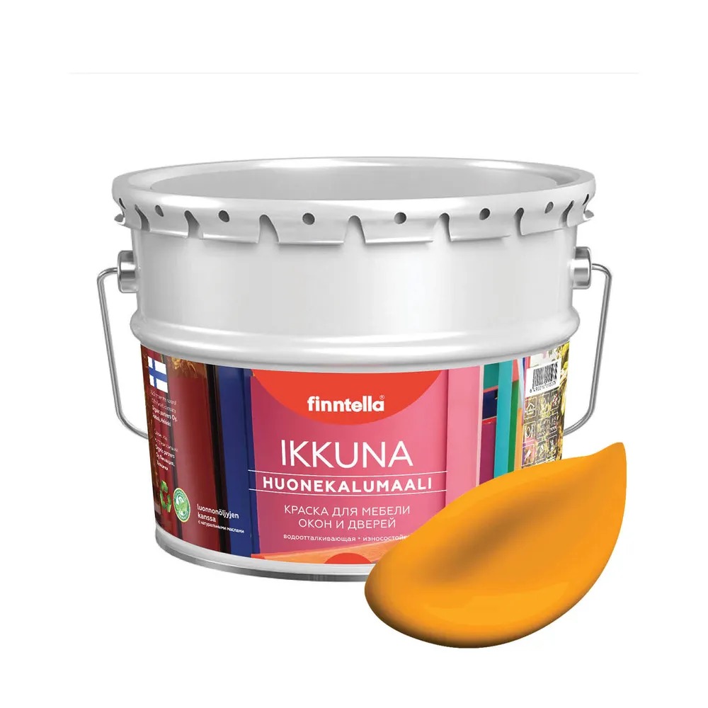Краска IKKUNA FINNTELLA Матовая, SEEPIA желто-коричневый, 9л, IKKUNA для мебели и для дерева, для кухни и кухонных фасадов, для шкафов, для комодов и для деревянных поверхностей с натуральным маслом, без запаха
Краска IKKUNA FINNTELLA Матовая, SEEPIA желто-коричневый, 9л, IKKUNA для мебели и для дерева, для кухни и кухонных фасадов, для шкафов, для комодов и для деревянных поверхностей с натуральным маслом, без запаха