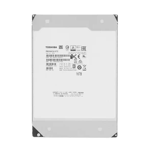 Жесткий диск Toshiba Enterprise Capacity 16 ТБ (MG08ACA16TE), Enterprise Capacity
Жесткий диск Toshiba Enterprise Capacity 16 ТБ (MG08ACA16TE), Enterprise Capacity