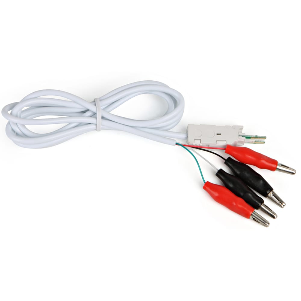 Hyperline KR-CABLE-CRO4 Шнур тестовый 4-х контактный, зажимные контакты 15781 15781, Белый
Hyperline KR-CABLE-CRO4 Шнур тестовый 4-х контактный, зажимные контакты 15781 15781, Белый