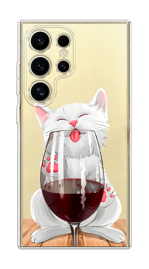 Чехол на Samsung Galaxy S24 Ultra "Кот с бокалом", Прозрачный;белый;красный, 2109250-1
Чехол на Samsung Galaxy S24 Ultra "Кот с бокалом", Прозрачный;белый;красный, 2109250-1