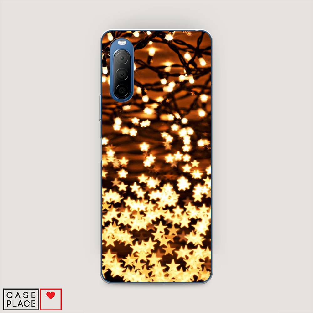 Чехол на Sony Xperia 10 II "Новогодняя гирлянда", Золотистый, 54650-5 
Чехол на Sony Xperia 10 II "Новогодняя гирлянда", Золотистый, 54650-5
