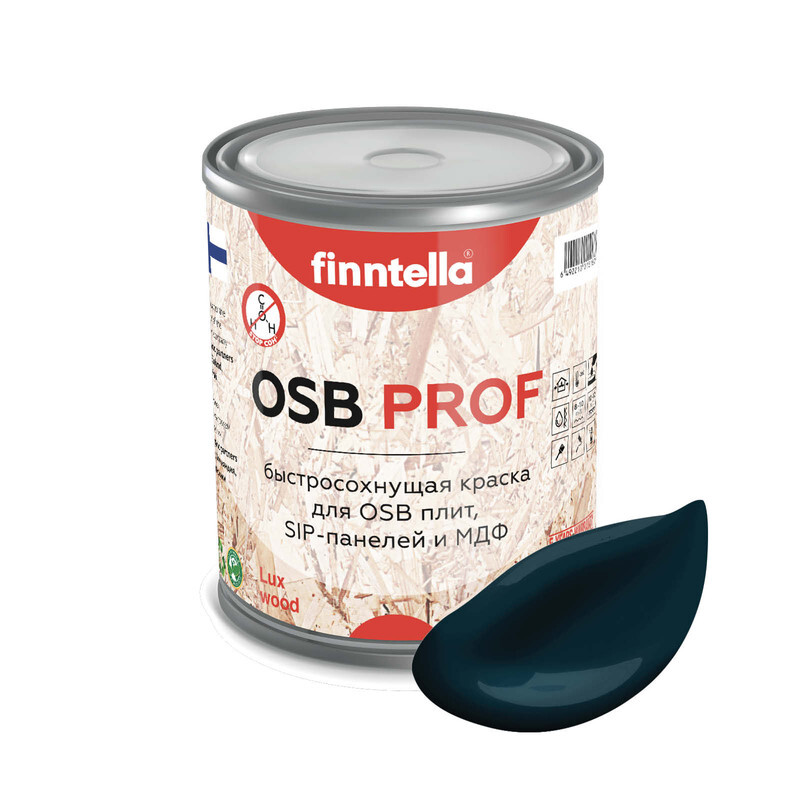 Краска OSB Prof , UKONILMA темно-сине-зеленый, 0,9л, OSB PROF специализированная для ОСБ плит. Высокоадгезионная. Самогрунтующая.
Краска OSB Prof , UKONILMA темно-сине-зеленый, 0,9л, OSB PROF специализированная для ОСБ плит. Высокоадгезионная. Самогрунтующая.
