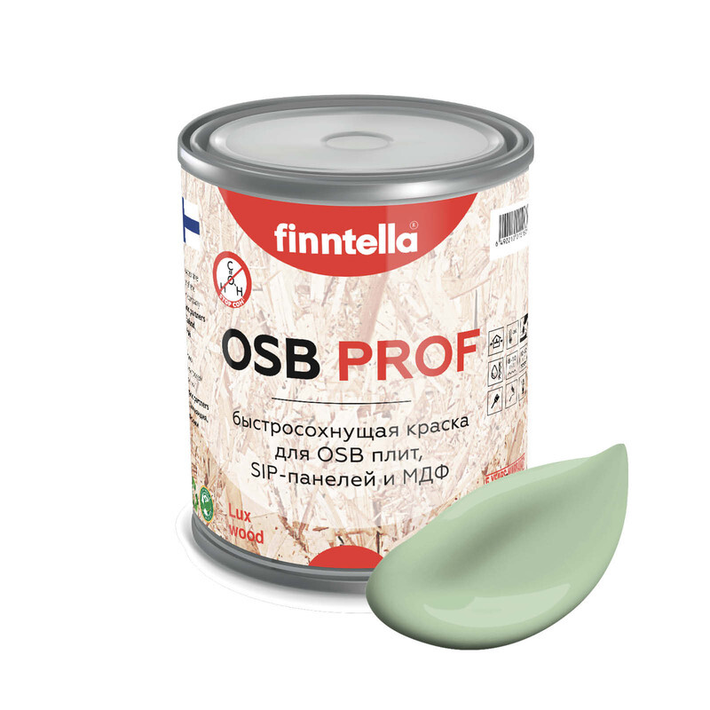 Краска OSB Prof , OMENA светло-зелёный, 0,9л, Зеленый, OSB PROF специализированная для ОСБ плит. Высокоадгезионная. Самогрунтующая.
Краска OSB Prof , OMENA светло-зелёный, 0,9л, Зеленый, OSB PROF специализированная для ОСБ плит. Высокоадгезионная. Самогрунтующая.