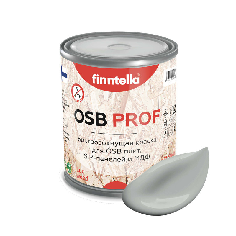 Краска OSB Prof , JOKI серый, 0,9л, OSB PROF специализированная для ОСБ плит. Высокоадгезионная. Самогрунтующая.
Краска OSB Prof , JOKI серый, 0,9л, OSB PROF специализированная для ОСБ плит. Высокоадгезионная. Самогрунтующая.