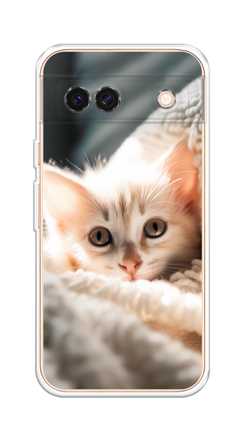 Чехол на Google Pixel 8A "Белый шкодливый котенок", Серый;белый;бежевый;оранжевый, 271750-1
Чехол на Google Pixel 8A "Белый шкодливый котенок", Серый;белый;бежевый;оранжевый, 271750-1
