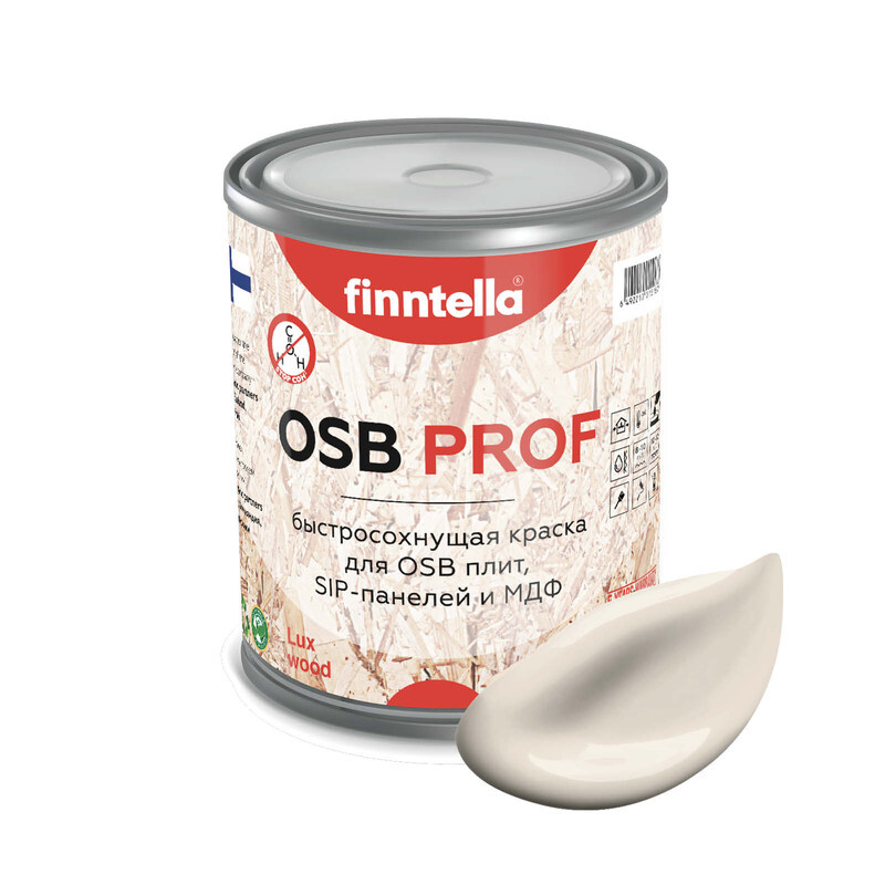 Краска OSB Prof , SAMPPANJA Светло-бежевый, 0,9л, OSB PROF специализированная для ОСБ плит. Высокоадгезионная. Самогрунтующая.
Краска OSB Prof , SAMPPANJA Светло-бежевый, 0,9л, OSB PROF специализированная для ОСБ плит. Высокоадгезионная. Самогрунтующая.