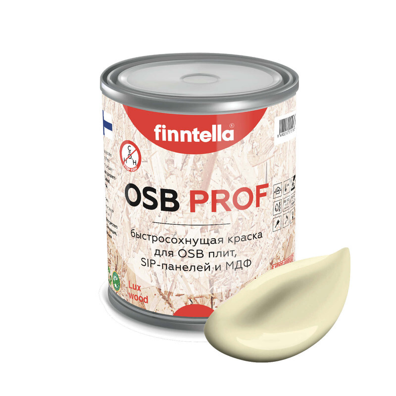 Краска OSB Prof , IVORY Светло-жёлтый, 0,9л, Желтый, OSB PROF специализированная для ОСБ плит. Высокоадгезионная. Самогрунтующая.
Краска OSB Prof , IVORY Светло-жёлтый, 0,9л, Желтый, OSB PROF специализированная для ОСБ плит. Высокоадгезионная. Самогрунтующая.