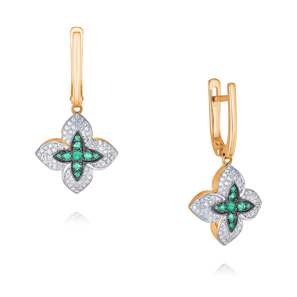 Серьги подвески из красного золота ADAMAS 24041153/01-А50ДЧ-433, бриллиант/изумруд, 24041153/01-А50ДЧ-433
Серьги подвески из красного золота ADAMAS 24041153/01-А50ДЧ-433, бриллиант/изумруд, 24041153/01-А50ДЧ-433