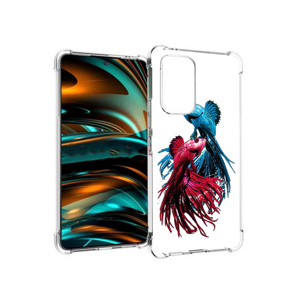 Чехол MyPads Tocco для Samsung Galaxy A53 5G рыбы петушки (PT226911.521.592), Прозрачный, Tocco 
Чехол MyPads Tocco для Samsung Galaxy A53 5G рыбы петушки (PT226911.521.592), Прозрачный, Tocco