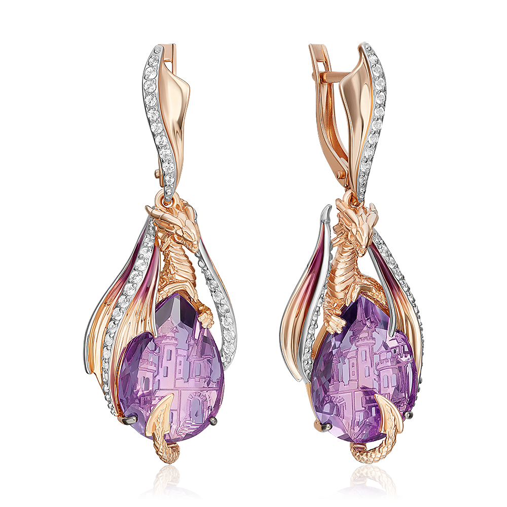 Серьги подвески из красного золота PLATINA jewelry 02-5296-00-225-1110, аметист/топаз, 02-5296-00-225-1110
Серьги подвески из красного золота PLATINA jewelry 02-5296-00-225-1110, аметист/топаз, 02-5296-00-225-1110