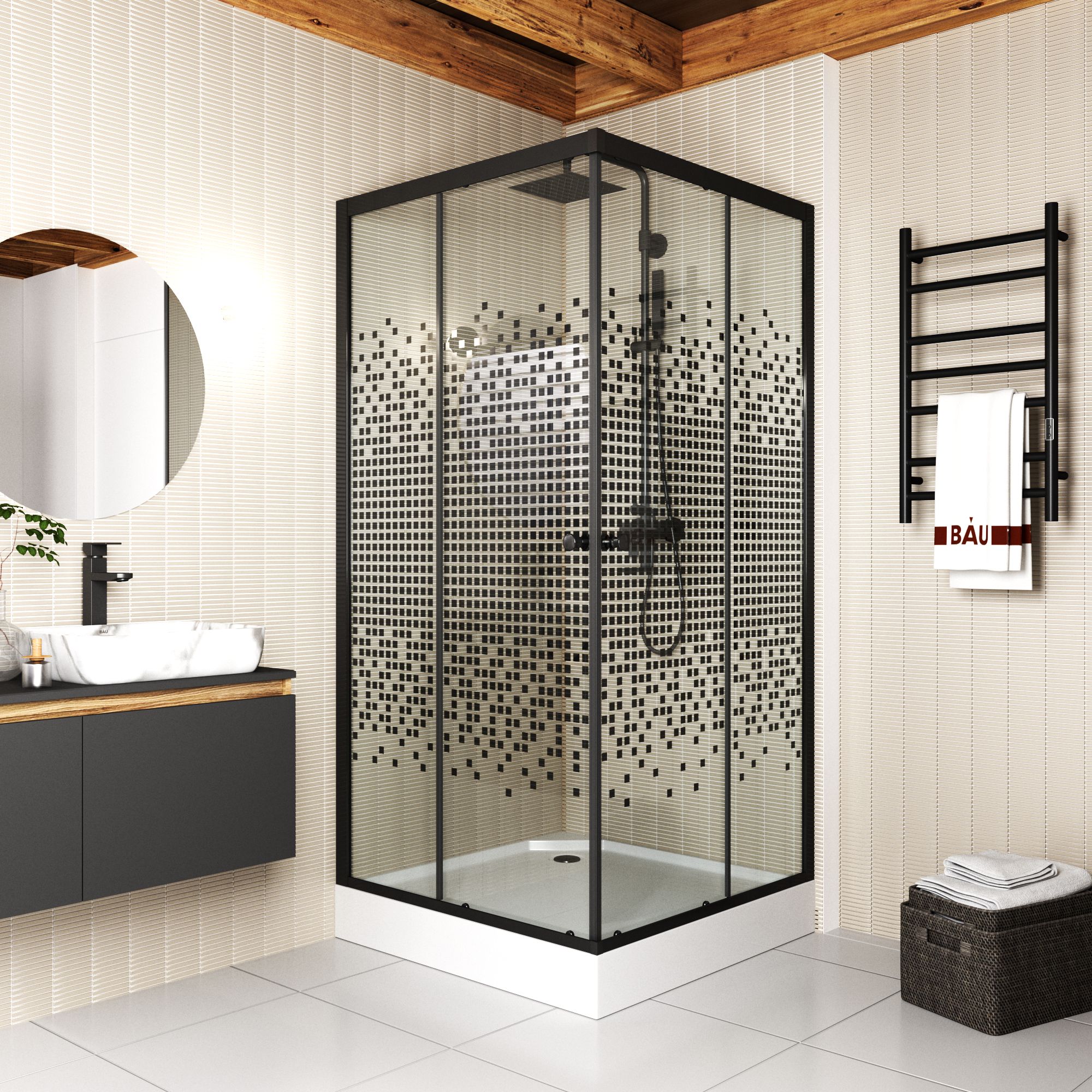 Душевой уголок BAU Stil квадратный с поддоном 80x80х195, прозрачное стекло SB0025B, TY0034
Душевой уголок BAU Stil квадратный с поддоном 80x80х195, прозрачное стекло SB0025B, TY0034