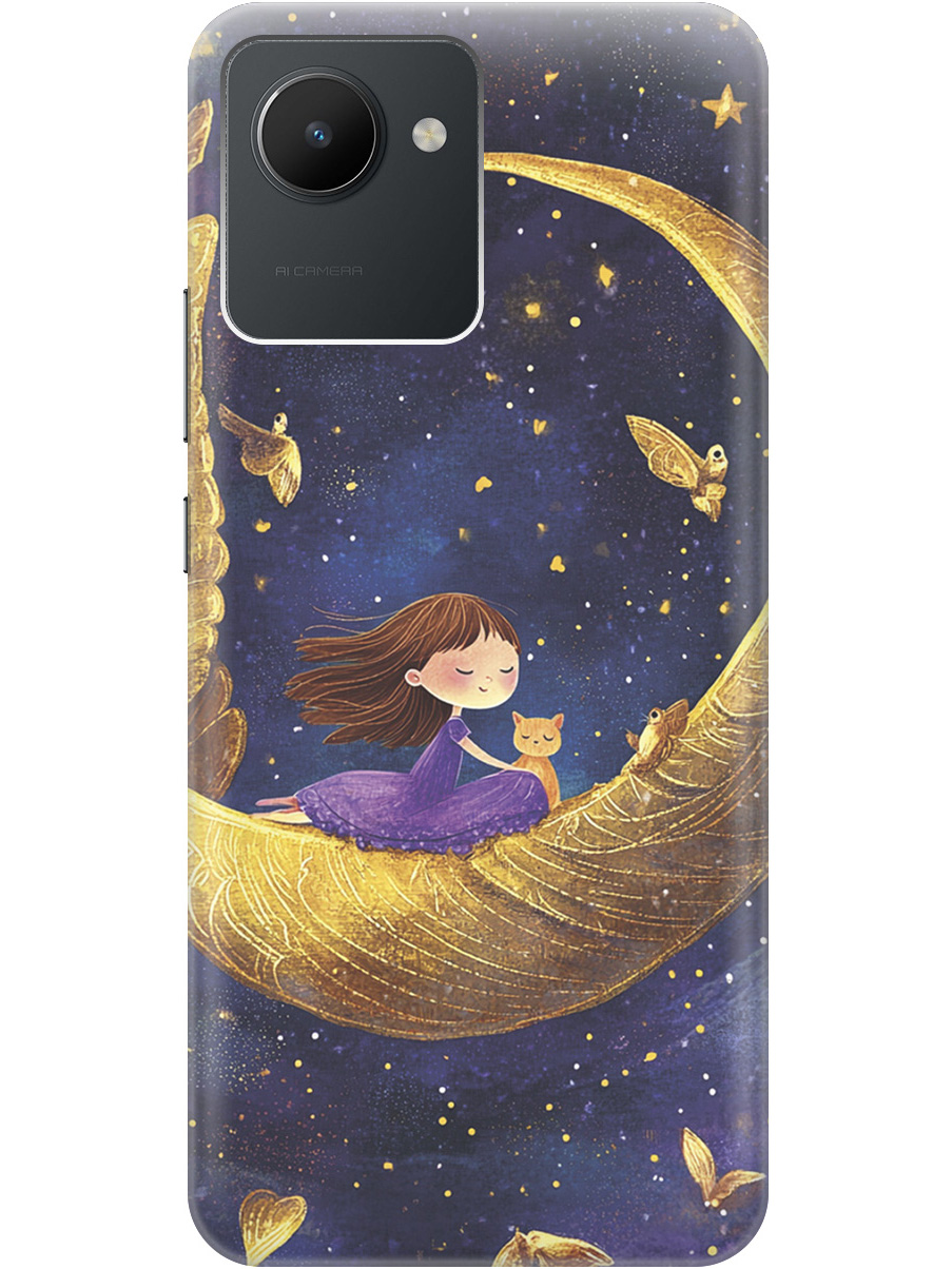 Силиконовый чехол на realme C30 с принтом "Девочка и месяц", Прозрачный;золотистый;черный, 766400272
Силиконовый чехол на realme C30 с принтом "Девочка и месяц", Прозрачный;золотистый;черный, 766400272