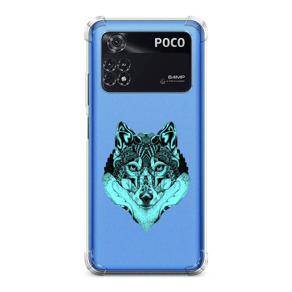 Чехол Awog на Poco M4 Pro 4G / Сяоми Поко M4 Про 4G "Бирюзовый волк", Голубой;черный
Чехол Awog на Poco M4 Pro 4G / Сяоми Поко M4 Про 4G "Бирюзовый волк", Голубой;черный