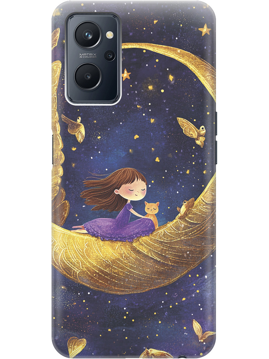 Силиконовый чехол на Realme 9i с принтом "Девочка и месяц", Прозрачный;золотистый;черный, 740189472
Силиконовый чехол на Realme 9i с принтом "Девочка и месяц", Прозрачный;золотистый;черный, 740189472