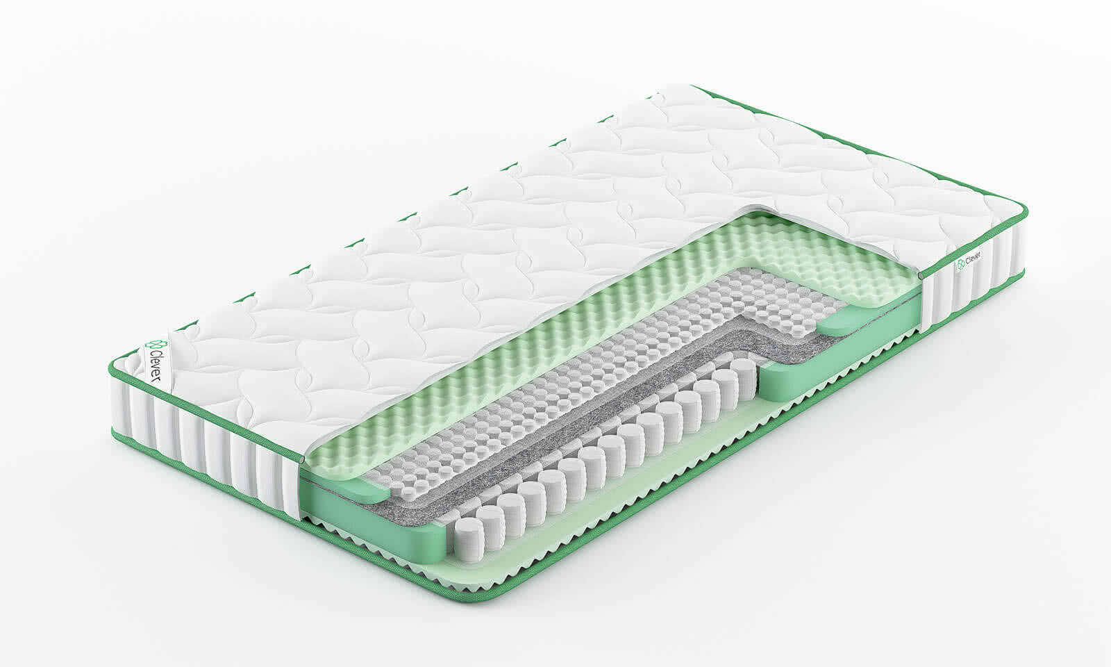 Матрас Clever HybridWave Slim 230x195, Белый, HybridWave Slim
Матрас Clever HybridWave Slim 230x195, Белый, HybridWave Slim