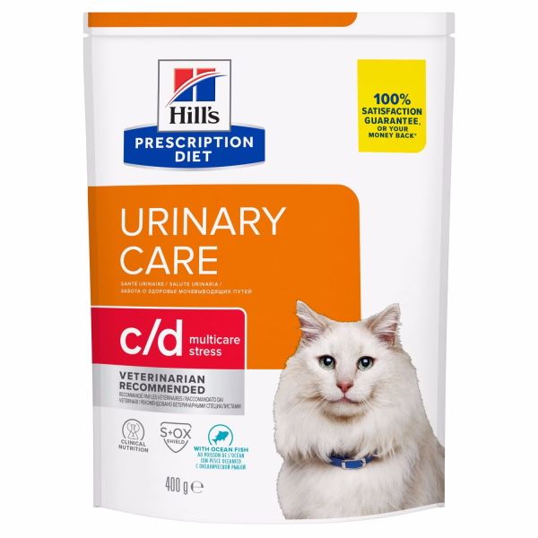 Сухой корм для кошек Hill's Prescription Diet c/d Multicare Stress при МКБ, рыба, 400г
Сухой корм для кошек Hill's Prescription Diet c/d Multicare Stress при МКБ, рыба, 400г