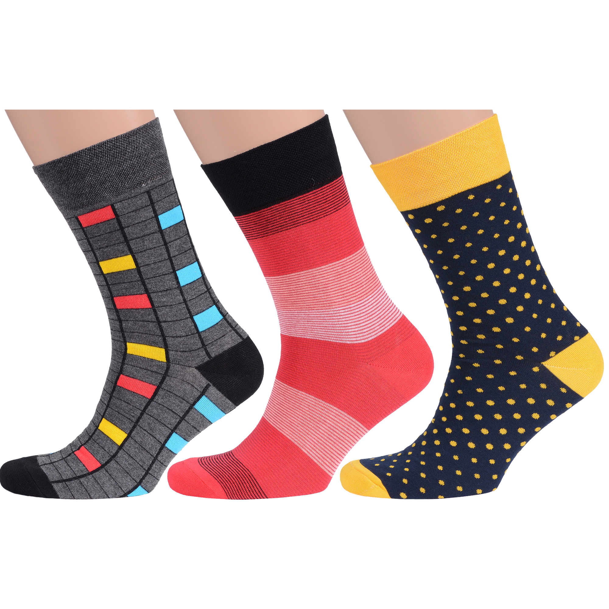 Комплект носков мужских MoscowSocksClub msk3-М03 серых; красных; синих; черных; желтых 27, msk3-М03
Комплект носков мужских MoscowSocksClub msk3-М03 серых; красных; синих; черных; желтых 27, msk3-М03