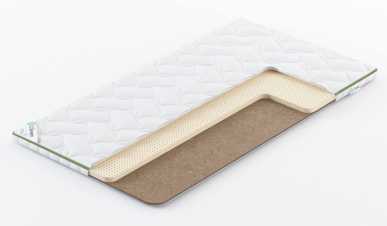 Топпер Clever LatexTop Hard 220x220, Белый, Clever LatexTop Hard
Топпер Clever LatexTop Hard 220x220, Белый, Clever LatexTop Hard