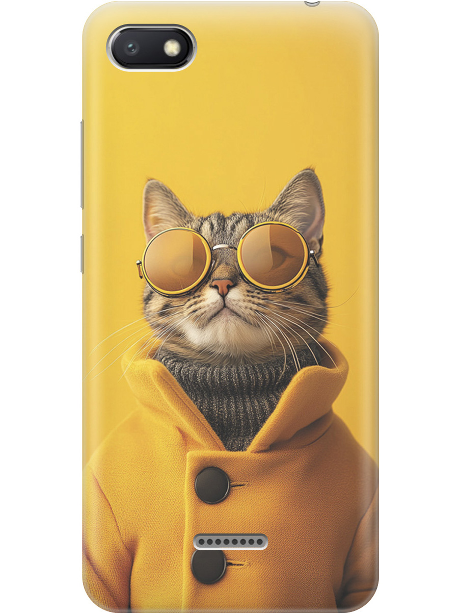 Силиконовый чехол на Xiaomi Redmi 6A с принтом "Котик в желтых очках", Прозрачный;желтый;черный, 718587112
Силиконовый чехол на Xiaomi Redmi 6A с принтом "Котик в желтых очках", Прозрачный;желтый;черный, 718587112