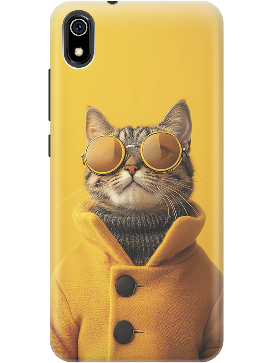 Силиконовый чехол на Xiaomi Redmi 7A с принтом "Котик в желтых очках", Прозрачный;желтый;черный, 721424812
Силиконовый чехол на Xiaomi Redmi 7A с принтом "Котик в желтых очках", Прозрачный;желтый;черный, 721424812