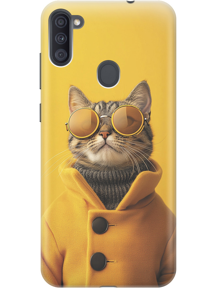Силиконовый чехол на Samsung Galaxy A11 / M11 с принтом "Котик в желтых очках", Прозрачный;желтый;черный, 722820812
Силиконовый чехол на Samsung Galaxy A11 / M11 с принтом "Котик в желтых очках", Прозрачный;желтый;черный, 722820812
