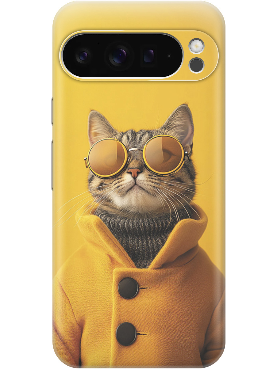 Силиконовый чехол на Google Pixel 9 pro с принтом "Котик в желтых очках", Прозрачный;желтый;черный, 784810312
Силиконовый чехол на Google Pixel 9 pro с принтом "Котик в желтых очках", Прозрачный;желтый;черный, 784810312