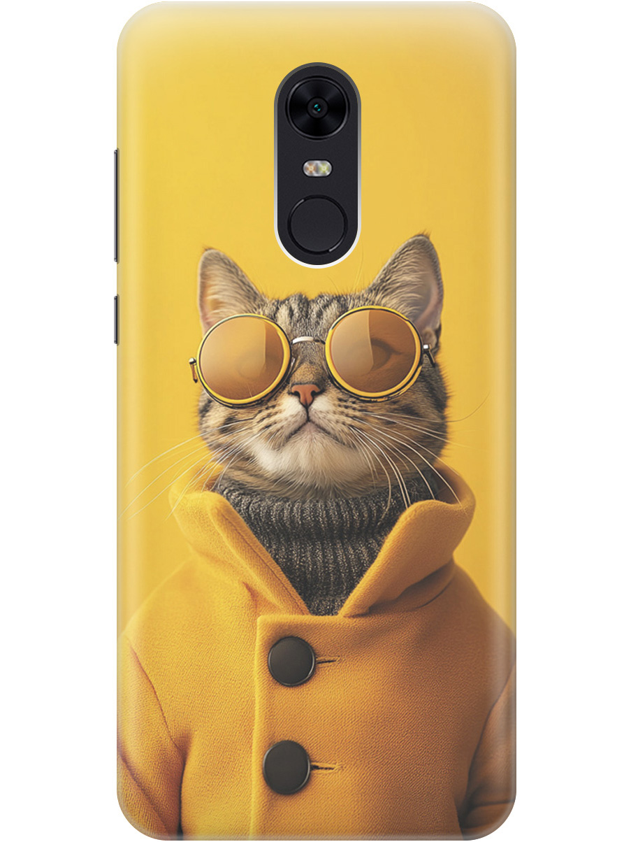 Силиконовый чехол на Xiaomi Redmi 5 Plus с принтом "Котик в желтых очках", Прозрачный;желтый;черный, 717097512
Силиконовый чехол на Xiaomi Redmi 5 Plus с принтом "Котик в желтых очках", Прозрачный;желтый;черный, 717097512