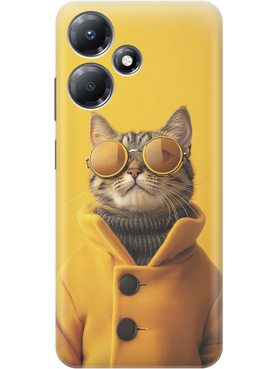Силиконовый чехол на Infinix Hot 30 Play с принтом "Котик в желтых очках", Прозрачный;желтый;черный, 773941012
Силиконовый чехол на Infinix Hot 30 Play с принтом "Котик в желтых очках", Прозрачный;желтый;черный, 773941012
